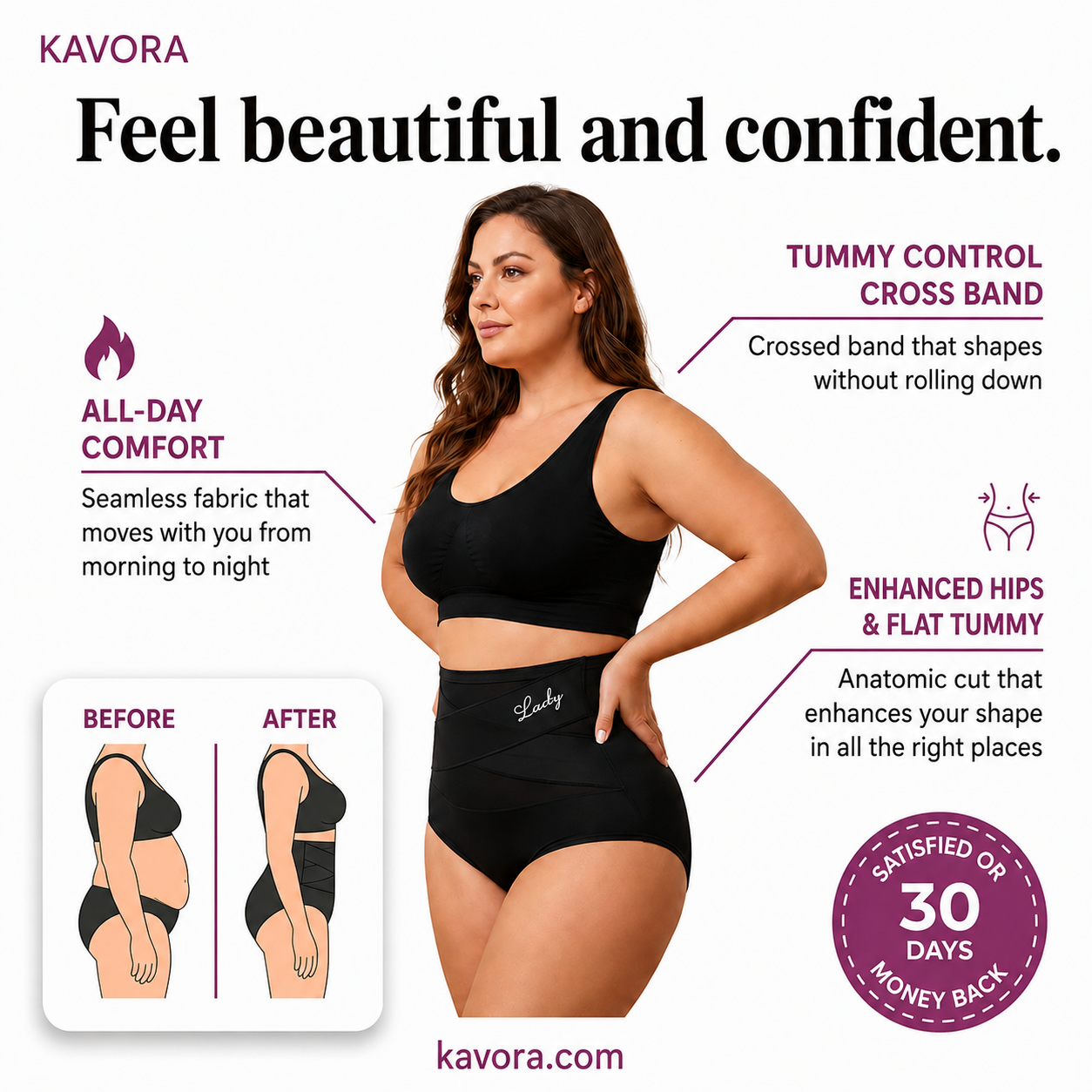 High-Waisted Seamless Tummy Control Briefs