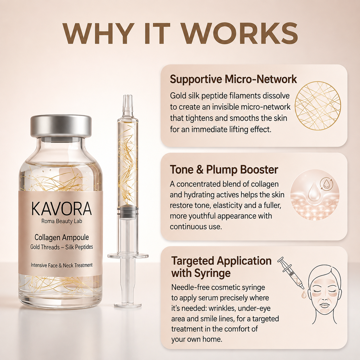 Kavora – Korean Lifting Serum with a Visible Tightening Effect from the Very First Application