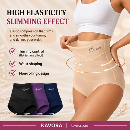 High-Waisted Seamless Tummy Control Briefs